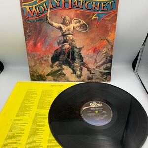 MOLLY HATCHET Beatin’ The Odds Vinyl LP by Epic Autographed/Signed By Band Vtg